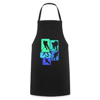 Hockey sur glace Hockey Enfants Garçons Hommes - Tablier de cuisine - noir - Devant - AI Model Male 185 dark (185cm)
