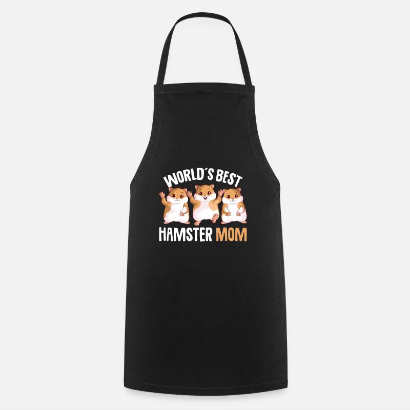 Hamster Mama - Cooking Apron - black