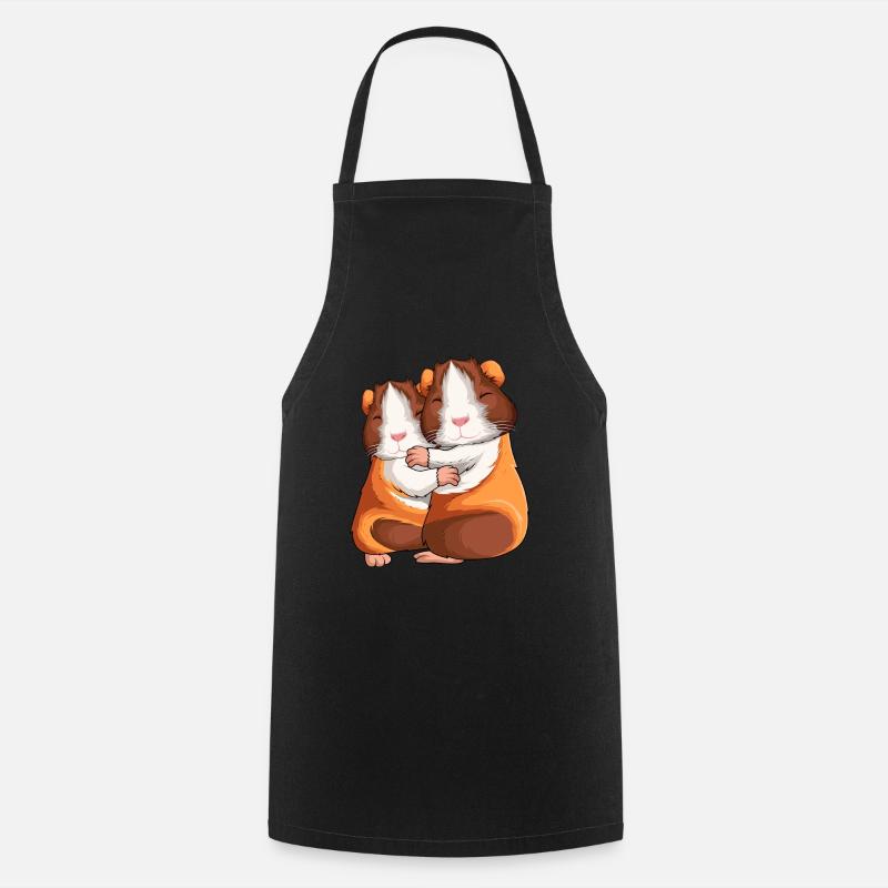 Cochon d'Inde fille - Tablier de cuisine - noir