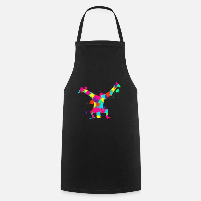 Breakdance breakdancer breakdance enfants garçons - Tablier de cuisine - noir