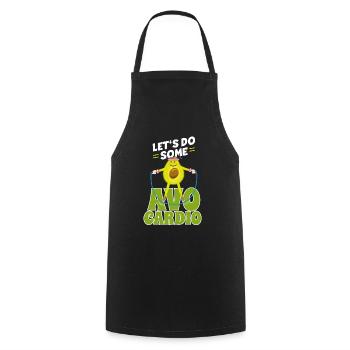 Dire drôle Dictons drôles Sport avocat - Tablier de cuisine - noir - Devant - AI Model Male 185 dark (185cm)