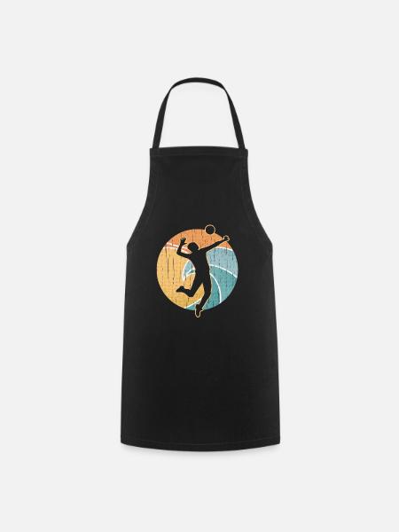Volley-ball plage Volley Sport Beach Cadeau - Tablier de cuisine - noir