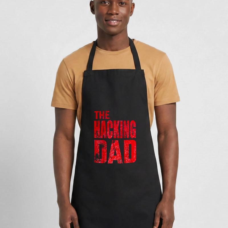 The Hacking Dad Hacker Father Papa Code Computer Cooking Apron