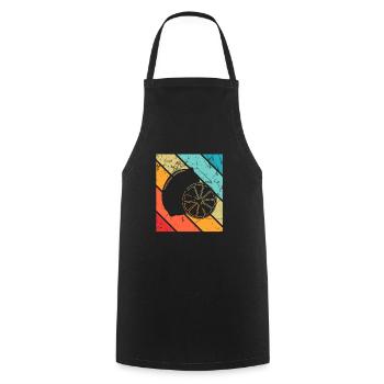 Lemon Fruit Lover Retro Lemonade Gift idea - Kochschürze - Schwarz - Vorne - AI Model Male 185 dark (185cm)