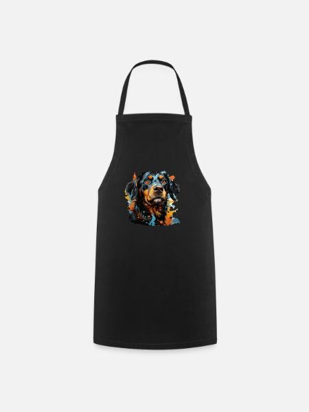 Hund - Kochschürze - Schwarz