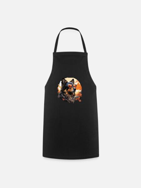 Hund - Kochschürze - Schwarz