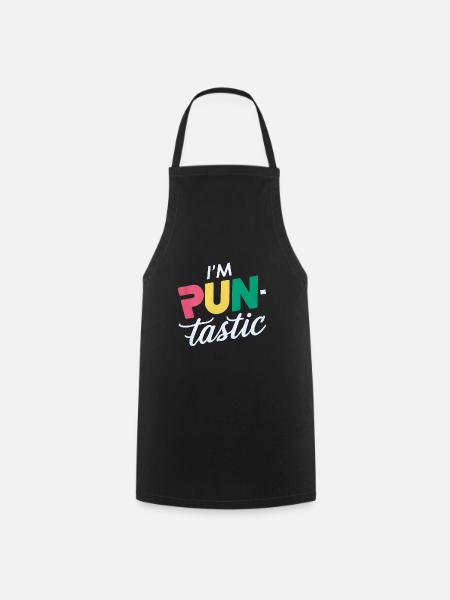 Je suis un jeu de mots - Tablier de cuisine - noir