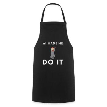Artificial Intelligence Ai Chat - Cooking Apron - black - Front - AI Model Male 185 dark (185cm)