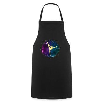 Cheerleader Tumbling Acrobat Cartwheel Maman - Tablier de cuisine - noir - Devant - AI Model Male 185 dark (185cm)