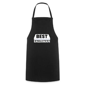 Best Salesman Bed Mattress Doctor - Cooking Apron - black - Front - AI Model Male 185 dark (185cm)