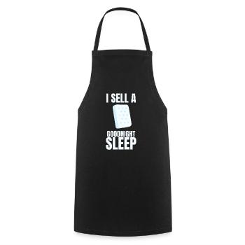 Best Salesman Bed Mattress Doctor - Cooking Apron - black - Front - AI Model Male 185 dark (185cm)