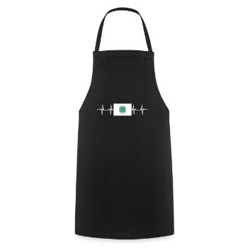 Japan Flag - Gifu - Cooking Apron - black - Front - AI Model Male 185 dark (185cm)
