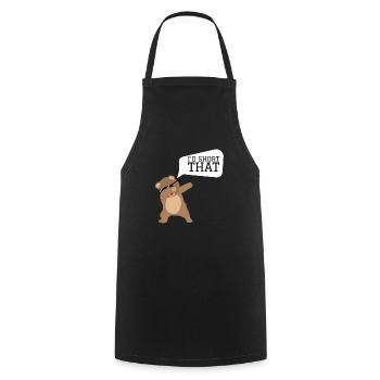 Volatility Options Trading Trader - Cooking Apron - black - Front - AI Model Male 185 dark (185cm)