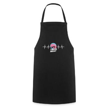Game Night Host Question Game Night - Cooking Apron - black - Front - AI Model Male 185 dark (185cm)
