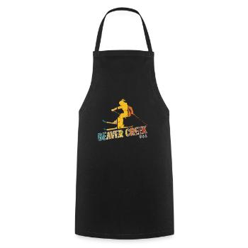 Beaver Creek Colorado Ski Resort Berg-Souvenir - Kochschürze - Schwarz - Vorne - AI Model Male 185 dark (185cm)