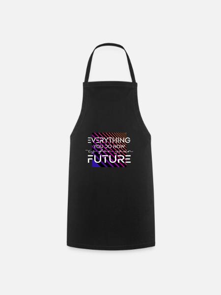 For your future - Kochschürze - Schwarz