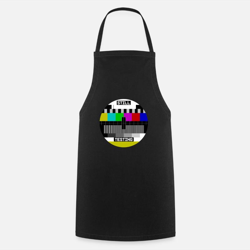 Still Testing Test Image test screen - Cooking Apron - black