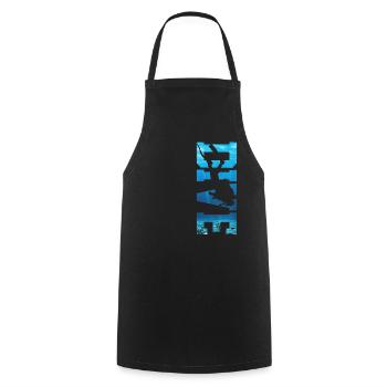 23F 0299 bk - Cooking Apron - black - Front - AI Model Male 185 dark (185cm)