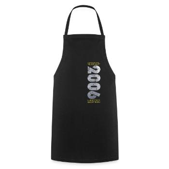 18ème anniversaire Original Août 2006 Millésime 2006 - Tablier de cuisine - noir - Devant - AI Model Male 185 dark (185cm)