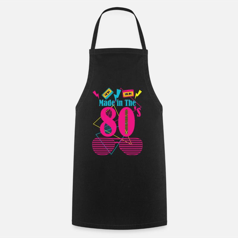 80's Made - Kochschürze - Schwarz