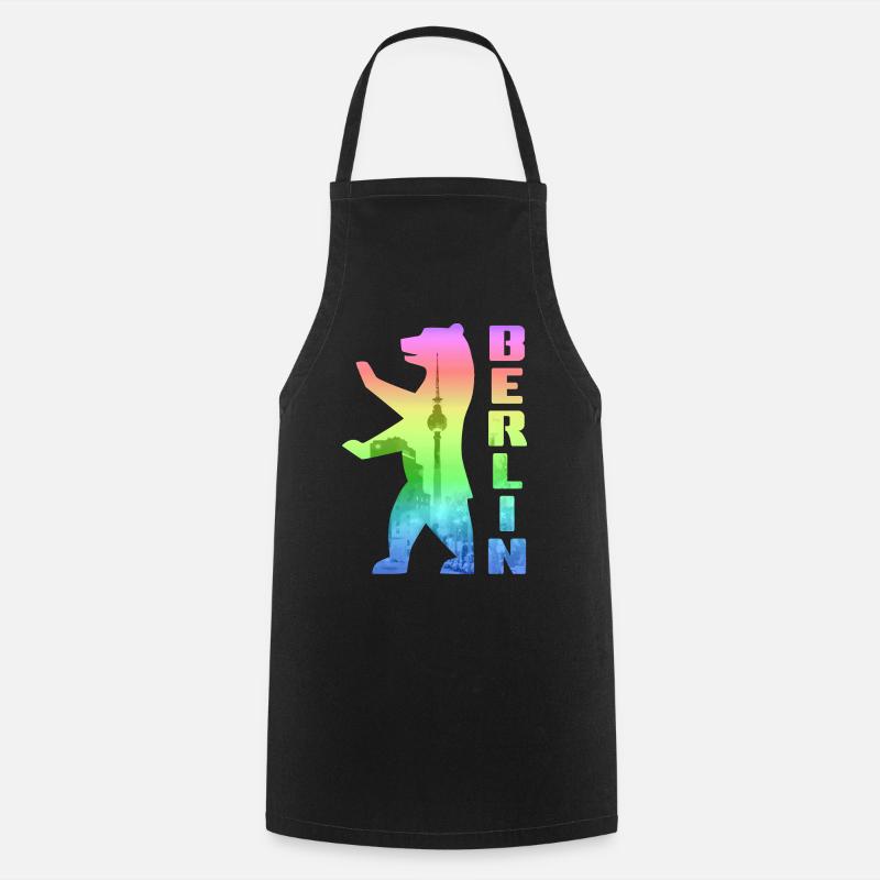 Berlin Pride - Kochschürze - Schwarz