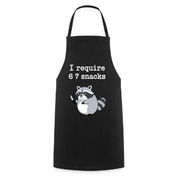 6-7 Refroidisseur de mèmes Internet 6 7 Raton laveur - Tablier de cuisine - noir - Devant - AI Model Male 185 dark (185cm)