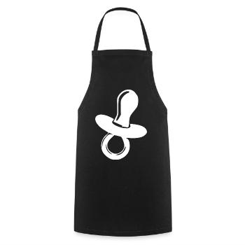 Baby Birth Gift - Cooking Apron - black - Front - AI Model Male 185 dark (185cm)