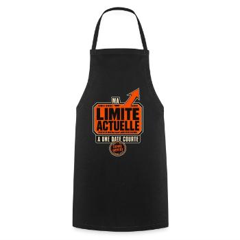 Ma limite actuelle expire bientôt - Tablier de cuisine - noir - Devant - AI Model Male 185 dark (185cm)