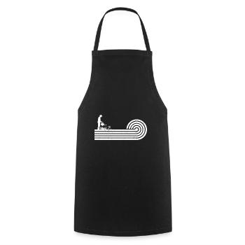 Retro Graphic Gardener Horticulturist Gardening La - Kochschürze - Schwarz - Vorne - AI Model Male 185 dark (185cm)