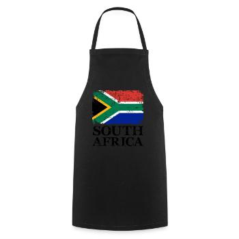 Afrique du Sud - Tablier de cuisine - noir - Devant - AI Model Male 185 dark (185cm)