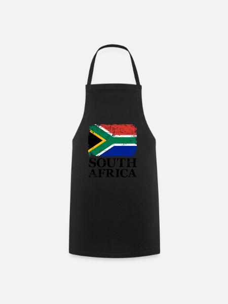 South Africa - Cooking Apron - black
