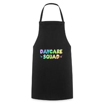 Daycare Squad Daycare Provider Daycare Teacher Pre - Kochschürze - Schwarz - Vorne - AI Model Male 185 dark (185cm)