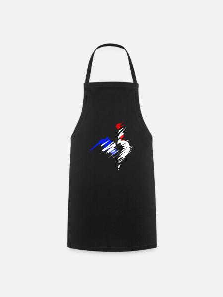 coq - Tablier de cuisine - noir