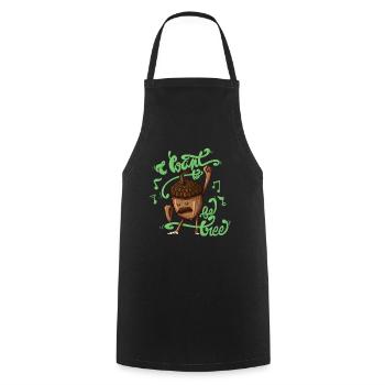 To be tree - Tablier de cuisine - noir - Devant - AI Model Male 185 dark (185cm)