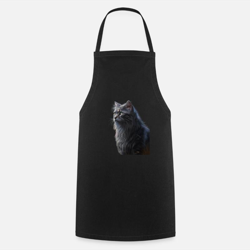 Warrior Cats - Graystripe - Cooking Apron - black