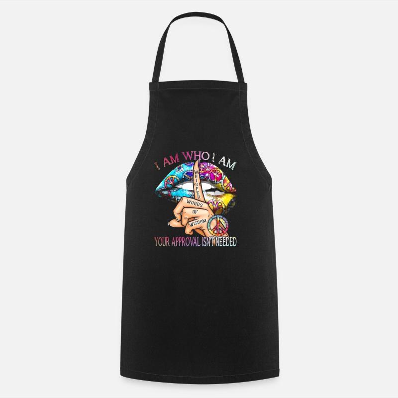 23F 0143 bk - Tablier de cuisine - noir