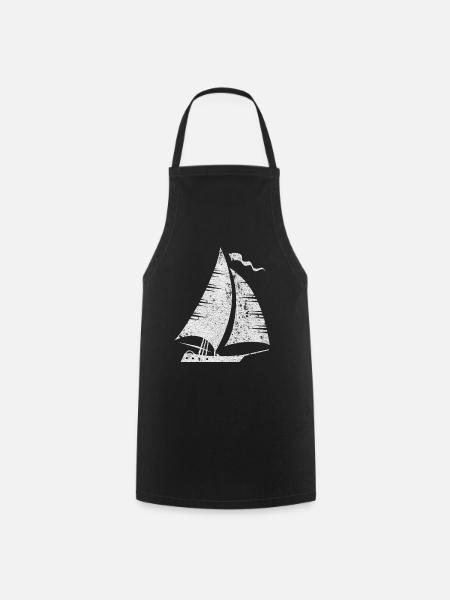 Voilier Voilier Marins - Tablier de cuisine - noir