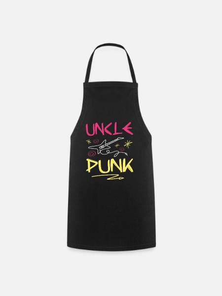 Onkel Punk Rock - Kochschürze - Schwarz