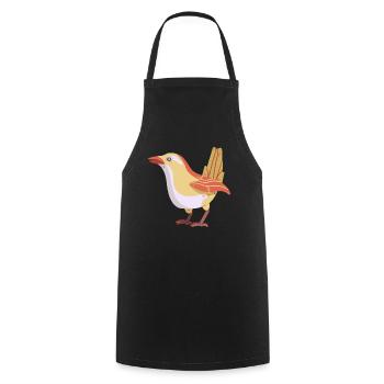 Wren - Cooking Apron - black - Front - AI Model Male 185 dark (185cm)