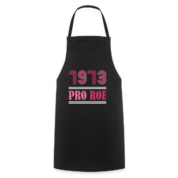 1973 Pro Roe - Tablier de cuisine - noir - Devant - AI Model Male 185 dark (185cm)
