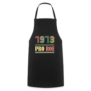 1973 Pro Roe - Tablier de cuisine - noir - Devant - AI Model Male 185 dark (185cm)