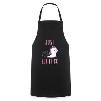 Yoga Unicorn vient de laisser tomber - Tablier de cuisine - noir - Devant - AI Model Male 185 dark (185cm)