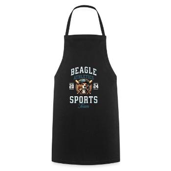 Baseball 2024 Beagle Sport - Unique Beagle - Cooking Apron - black - Front - AI Model Male 185 dark (185cm)
