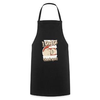 Best Dad, Father's Day and Birthday - Cooking Apron - black - Front - AI Model Male 185 dark (185cm)