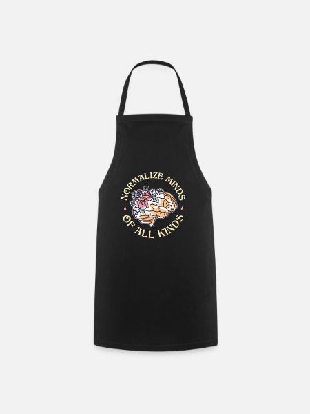 Minds Of All Kinds Neurodiversity - Cooking Apron - black