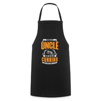 Fishing Uncle Fisherman Uncles Funny Fish Perfect - Cooking Apron - black - Front - AI Model Male 185 dark (185cm)