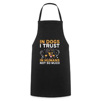 Dresseur de chiens Formation de chiens Chiens Soins pour animaux de compagnie Pr - Tablier de cuisine - noir - Devant - AI Model Male 185 dark (185cm)