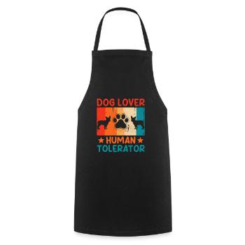 Dog Trainer Dog Training Training Dogs Pet Care Pr - Cooking Apron - black - Front - AI Model Male 185 dark (185cm)