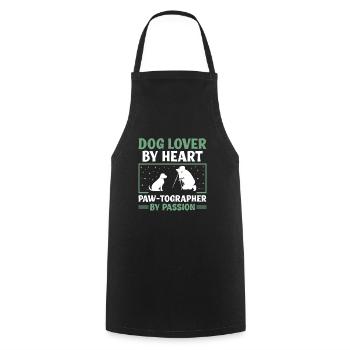 Dog Lover Photography Loves Dog Photographer Dogs - Cooking Apron - black - Front - AI Model Male 185 dark (185cm)