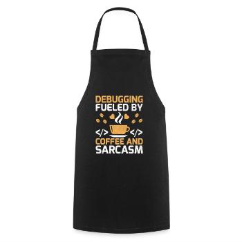 Kaffee-Codierung Programmierer Programmierer Entwickler Nerd Coff - Kochschürze - Schwarz - Vorne - AI Model Male 185 dark (185cm)